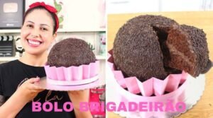 Receita de Bolo de Brigadeiro Gigante